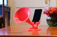 GRAMiPhone – IPhone 6 Gramophone Horn 3D Printer Model