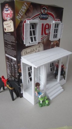 Cereal Box, Farm House 3D Printer Model