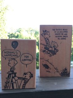 Laser Cut Calvin And Hobbes Comics