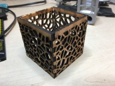 Laser Cut Voronoi Tealight Holder