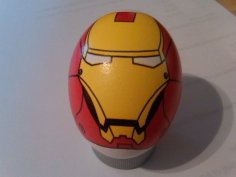 Laser Cut Eggbot – Iron Man Mk 3