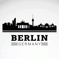 Berlin City Skyline Free Vector