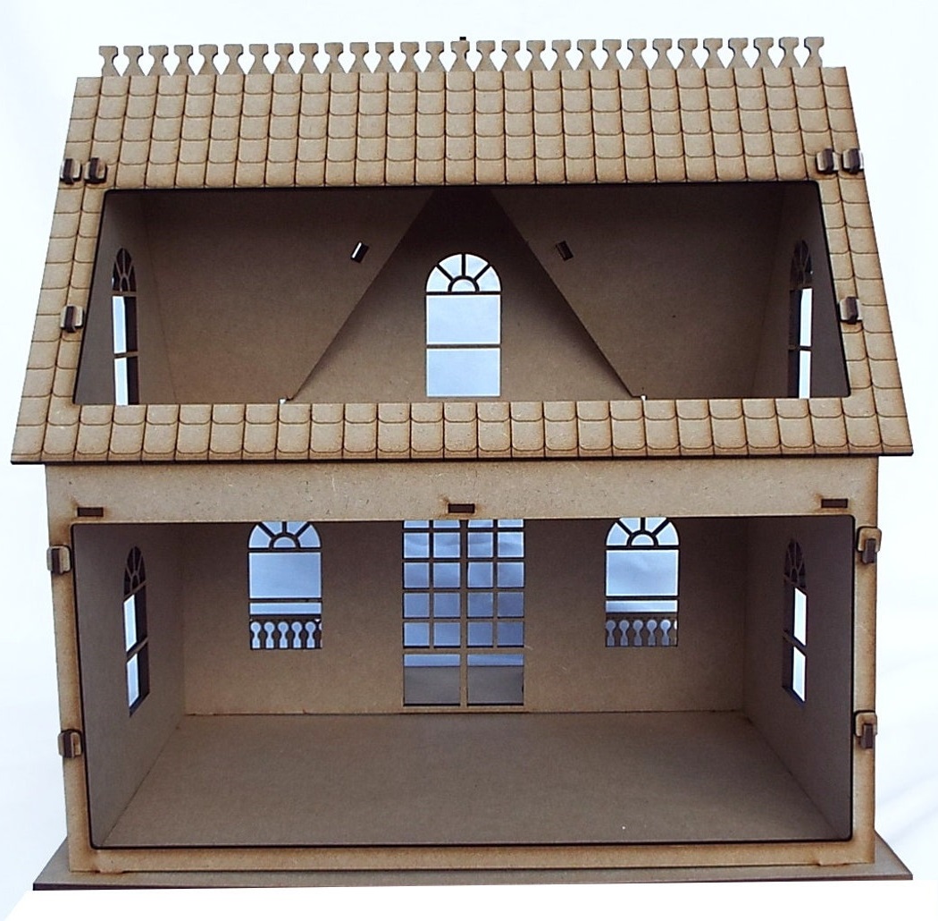Laser Cut Wooden American Girl Doll House Free Vector