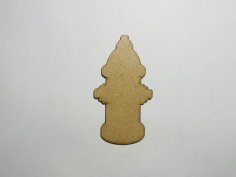 Laser Cut Wooden Fire Hydrant Cutout Free Vector