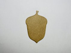 Laser Cut Acorn Shape Unfinished Wood Acorn Cutout Free Vector