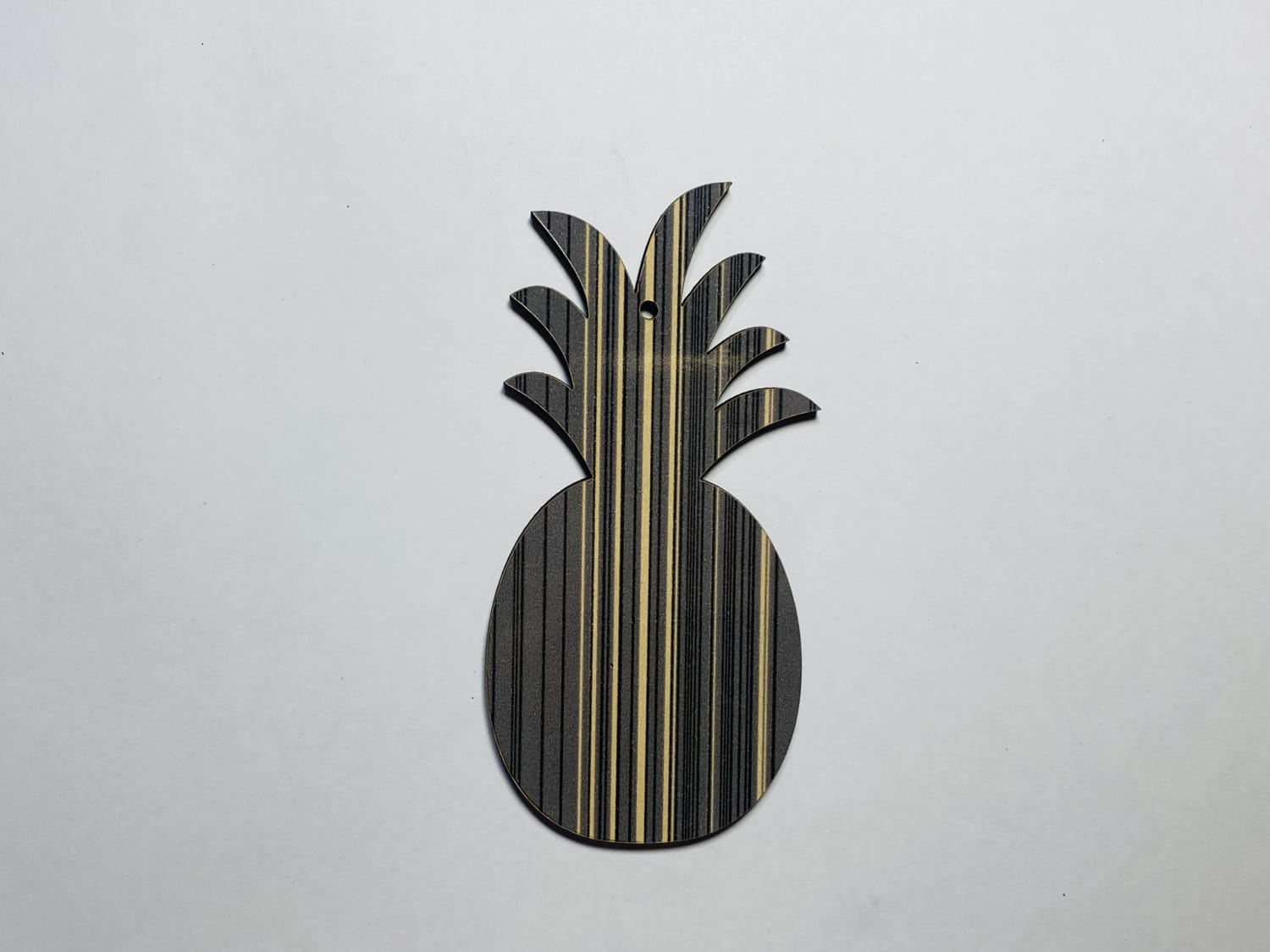 Laser Cut Wooden Pineapple Shape Free Vector