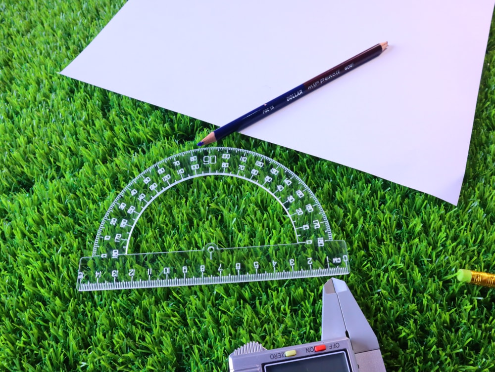 Laser Cut Geometric D Ruler DXF File