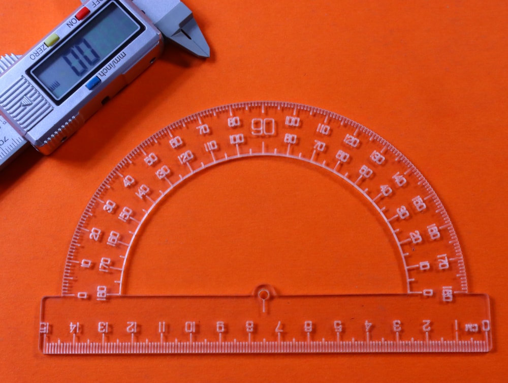 Laser Cut Geometric D Ruler DXF File