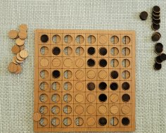 Board Game, Wood Game, Laser Cut File Graphic by