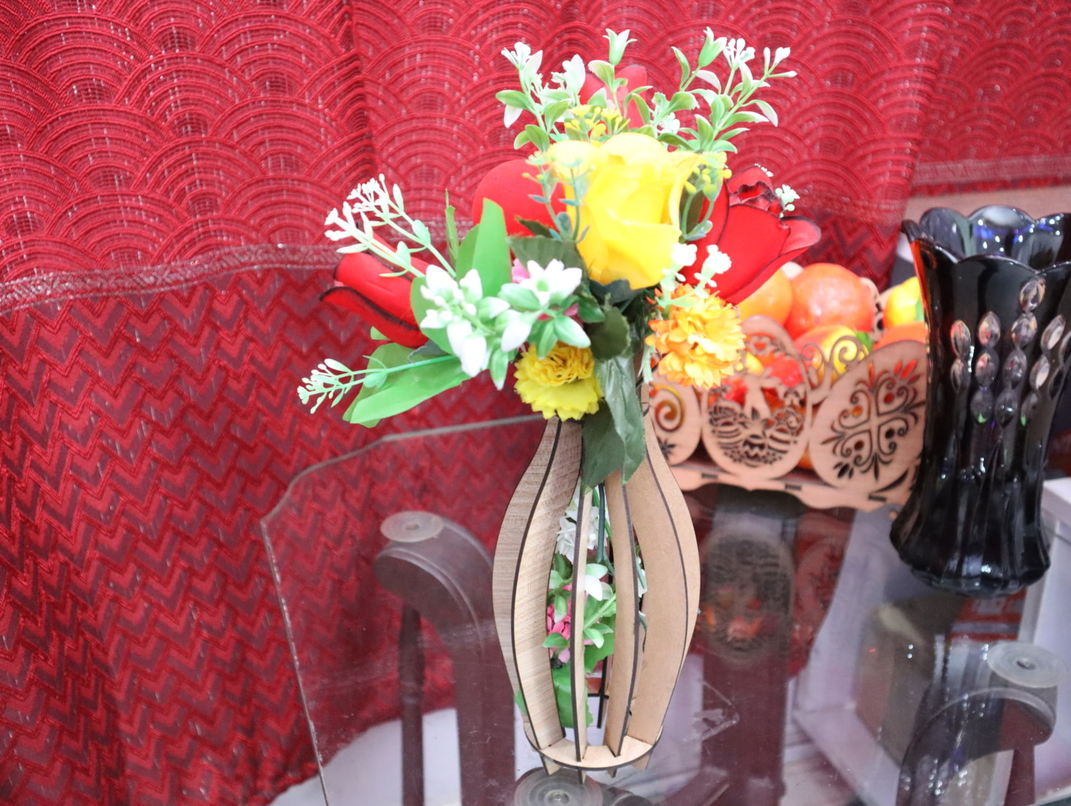 Laser Cut Vase Flower Pot 3mm Free Vector