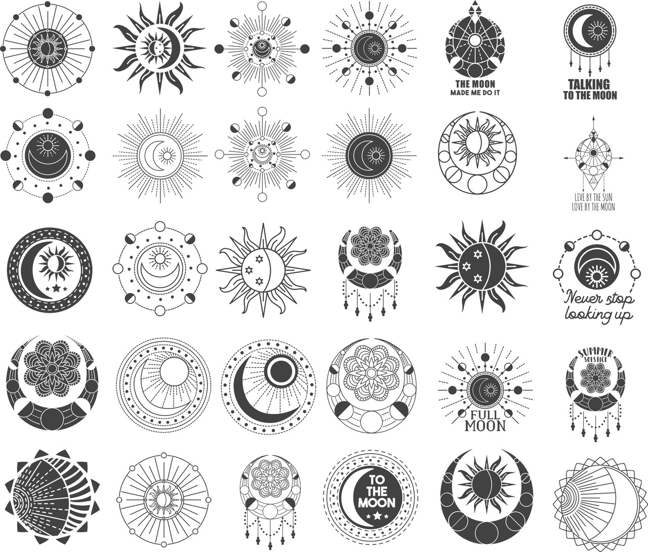 Celestial Bodies Celestial Objects Free Vector