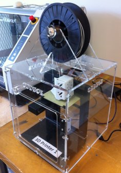 Laser Cut 3D Printer Enclosure Acrylic DXF File