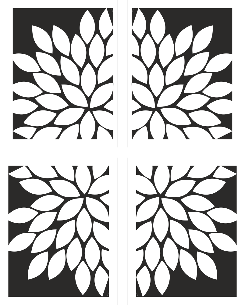 Fancy Floral Pattern Vector Free Vector