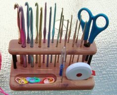 Knitting Needle Stand DXF File