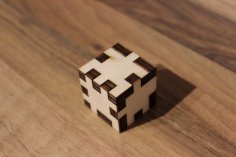 Laser Cut Cube Puzzle Box SVG File