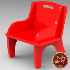 Laser Cut Baby Chair DXF File