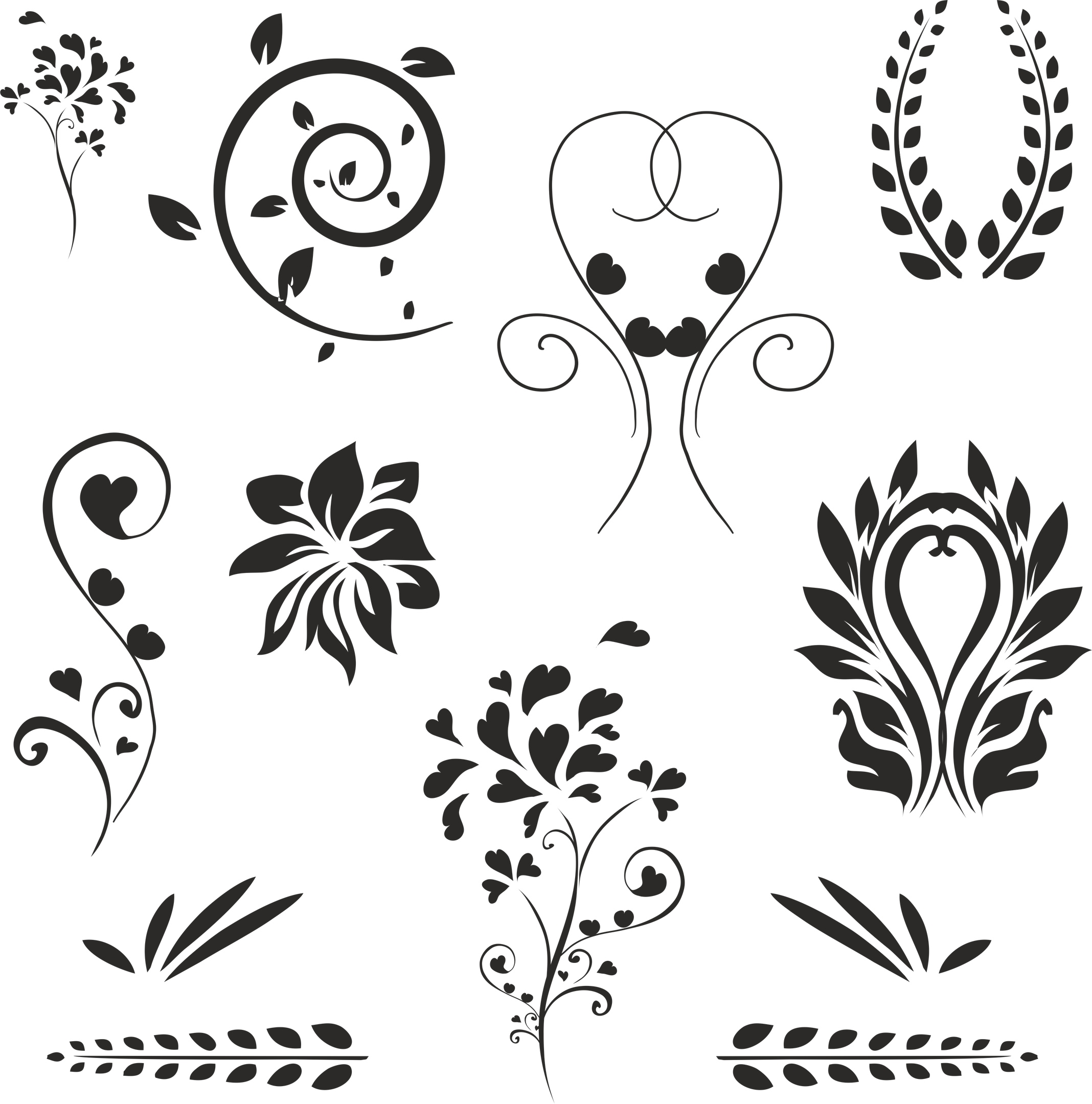Conjunto de decoración floral