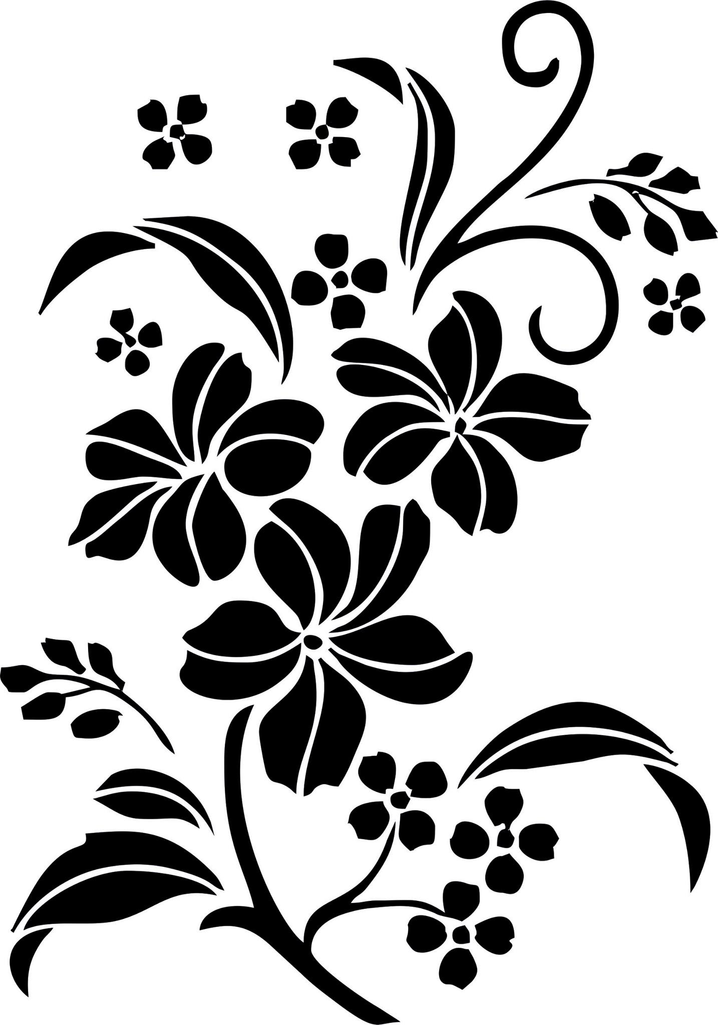 Imagem jpg de arte vetorial ornamento floral decorativo