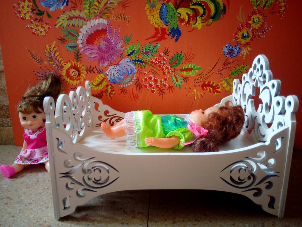 娃娃摇篮或婴儿床