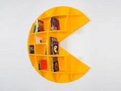 Laser Cut Pacman Shelf