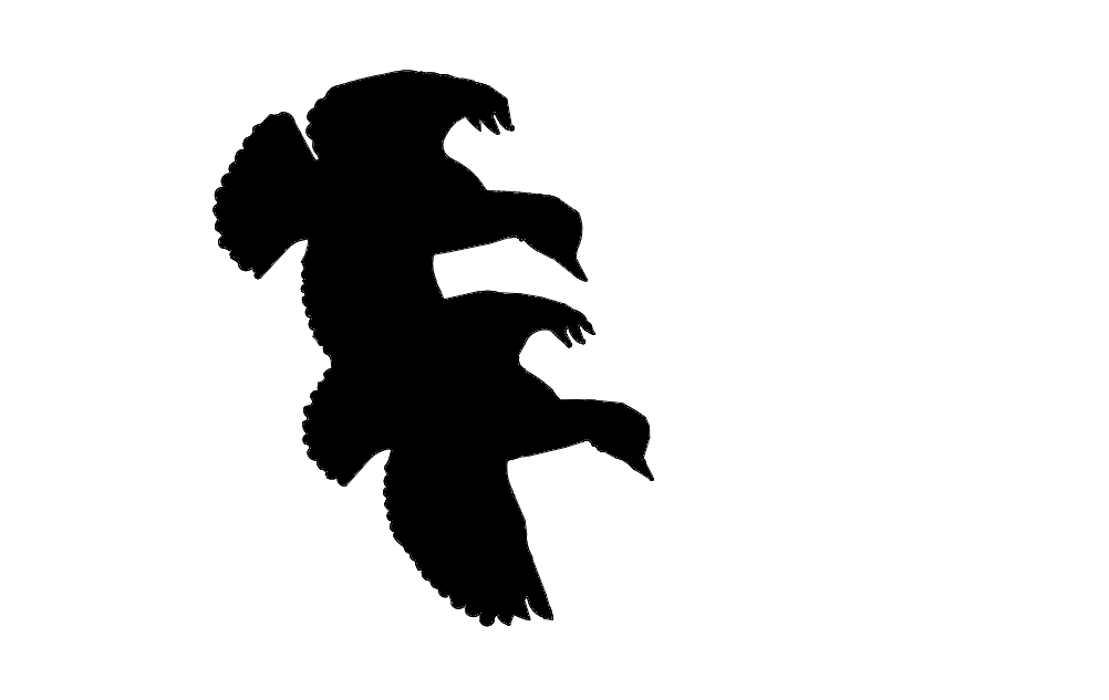 Enten fliegen DXF-Datei geschnitten