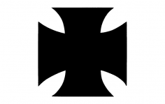 Iron Cross dxf File