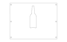 啤酒装瓶 dxf 文件