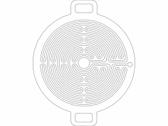 Labyrinthes d'église pour le fichier dxf de boule de 7mm
