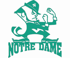 Arquivo dxf irlandês de luta de Notre Dame