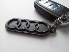 Audi Keychain 3D Printer Model