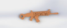 Fortnite Keychain 3D Printer Model