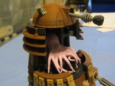 Openable Detailed Dalek 3D Printer Model