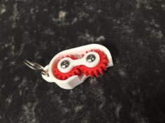 Fidget Gear Keyring Mini 3D Printer Model