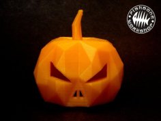 Low Poly Jack-o-Lantern 3D Printer Model