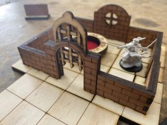 Laser Cut DnD Dungeon Parts