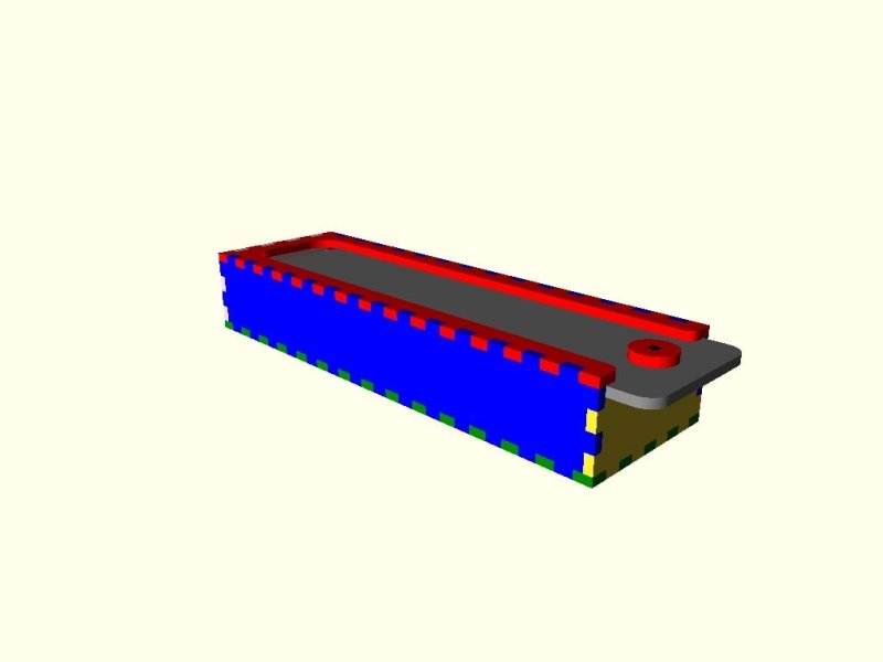 Laser Cut Parametric Slide Box