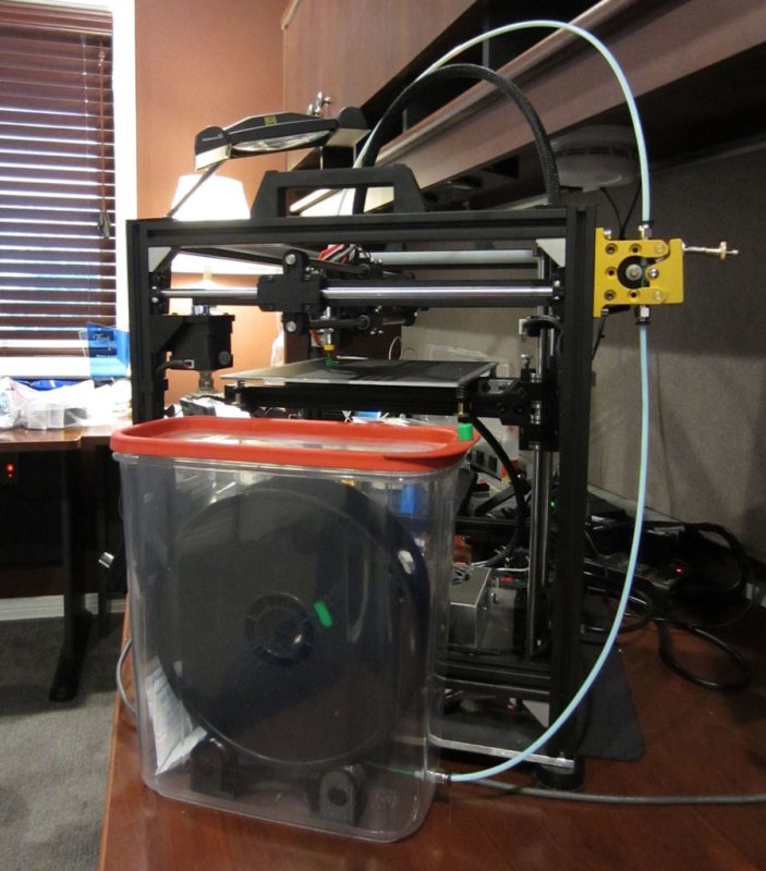 Airtight Filament Canister 3D Printer Model