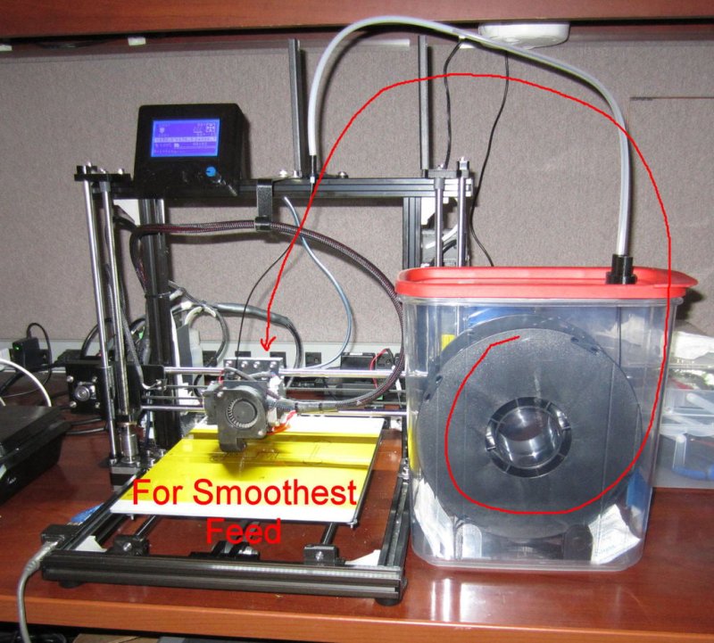 Airtight Filament Canister 3D Printer Model