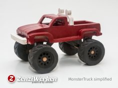 Laser Cut Monster Truck Simplified CNC/Laser