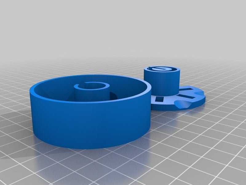 Sewing Tape Spool and Holder 3D Printer Model