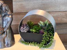 Modern Circle Planter 3D Printer Model