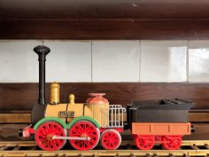 Saxonia Locomotive 1:32 3D Printer Model