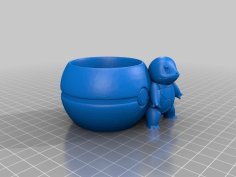 Squirtle Planter 3D Printer Model