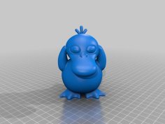 Psyduck Multicolor 3D Printer Model