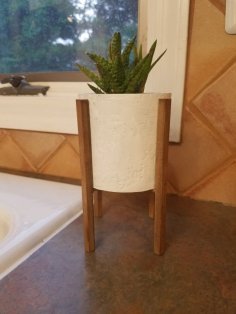 Midcentury Mini Planter 3D Printer Model