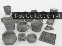 Pot Collection V1 3D Printer Model