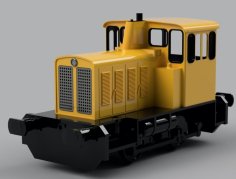 Cockerill Industrial Shunting Locomotive HO Scale 1:87 3D Printer Model