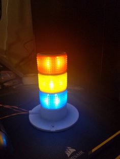 “Industrial” Led Stack Light 3D Printer Model