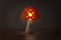 Voronoi Mushroom Lamp 2 3D Printer Model