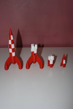 Rocket Bicolor 3D Printer Model